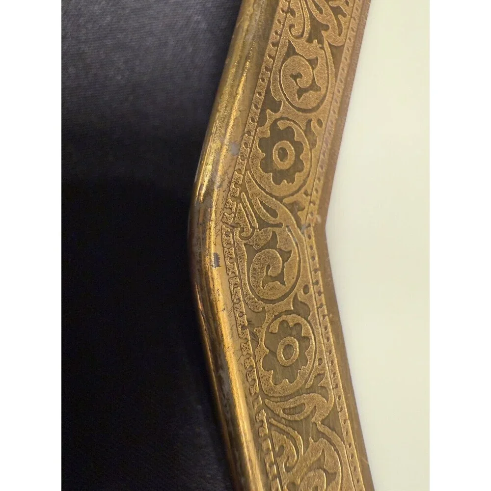 Heinrich & CO Selb Bavaria 16.5” X 11” X 1.25” Oval/octagon Platter Gold Gilding